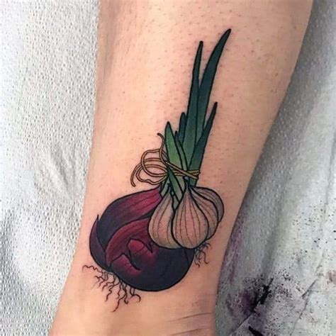 60 Garlic Tattoo Ideas For Men Garnish Designs