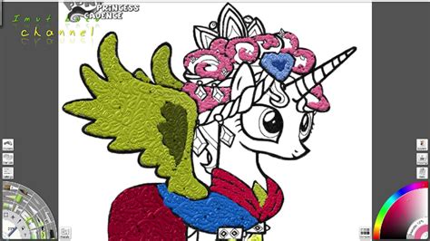 Mewarnai apa yang kalian lol surprise dolls repainted as disney princesses coloring book compilation ariel tiana belle merida. Mewarnai My Little Pony Princess Cadence Unicorn - YouTube