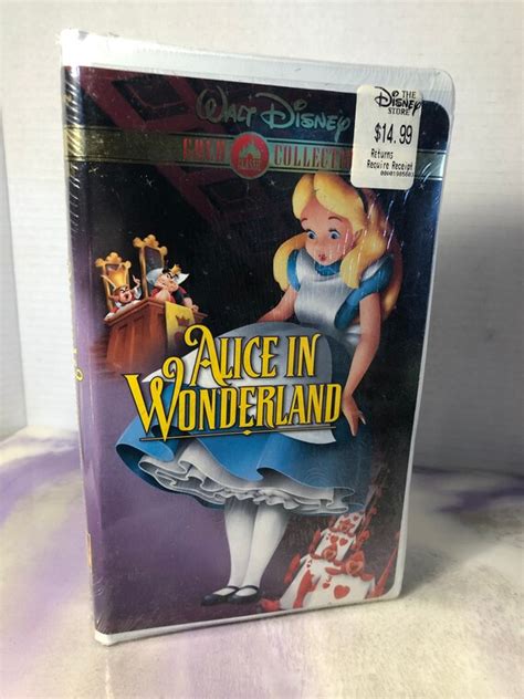 Walt Disney S Classic Gold Collection Vhs Alice In Etsy