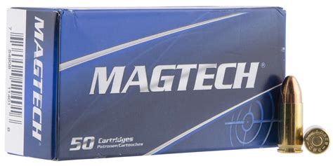 Magtech Ammo Ammo 9mm 115gr Fmj 50 Round Box Tombstone Tactical