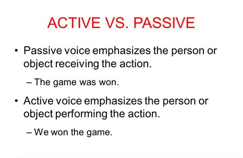 A transitive verb has two forms or two voices. Active Voice And Passive Voice Ielts Exams Preparation