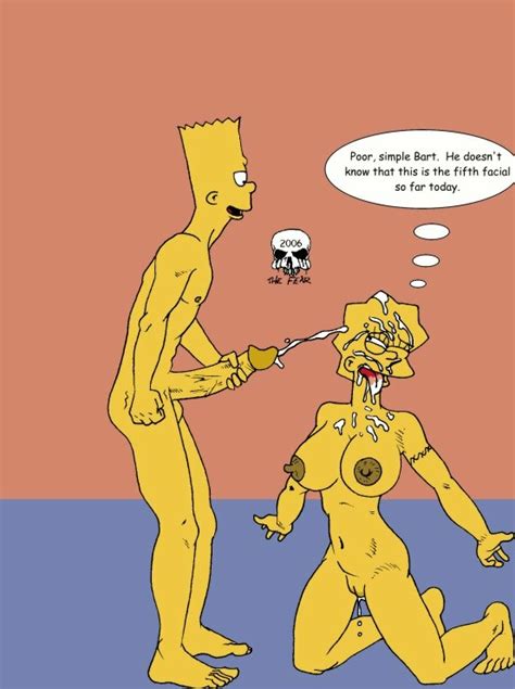 Rule 34 Bart Simpson Breasts Color Exposed Breasts Female Handjob