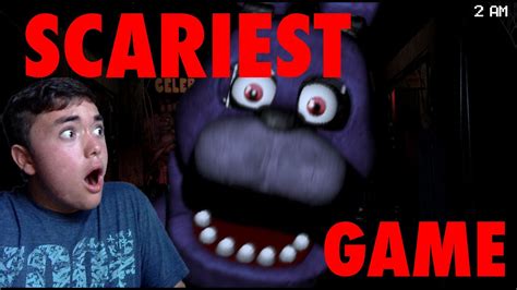 The Scariest Horror Game Ever Five Nights At Freddys Youtube