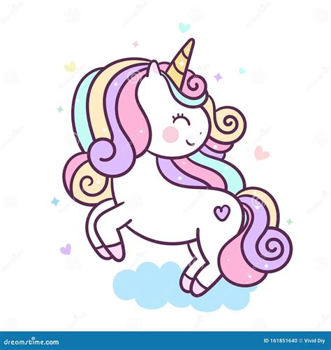 Beautiful Magical Unicorn Funny Horse Wallpaper Kawaii Animal Fabulous