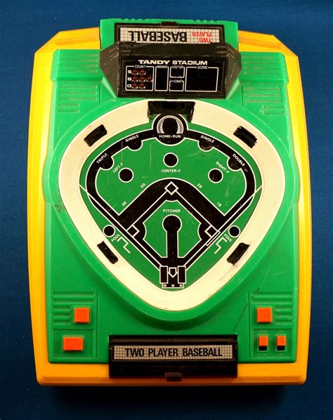 Vintage Tandy Baseball Electronic Handheld Game Arcade Compuer Toy