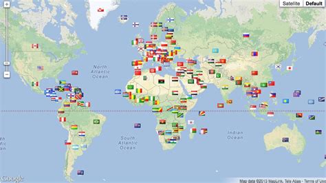 All Of The World Map With Countries Names
