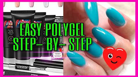 Polygel Nails At Home Step By Step Easy Polygel W Dual Forms