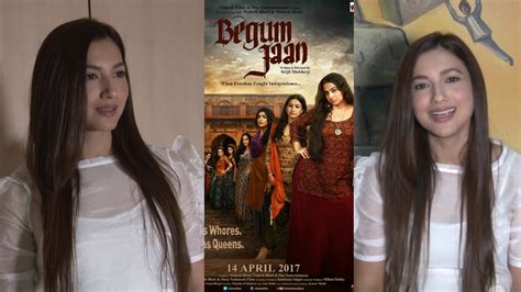 interview with gauhar khan for the success of film begum jaan youtube