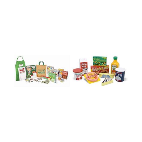Melissa And Doug Fresh Mart Grocery Store Companion Collection Playset