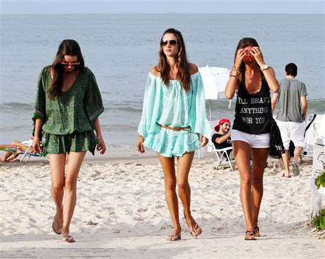 Alessandra Ambrosio On The Beach In Los Angeles ~ Candid Magz