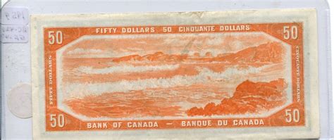 1954 Bank Of Canada Fifty Dollar Note Schmalz Auctions