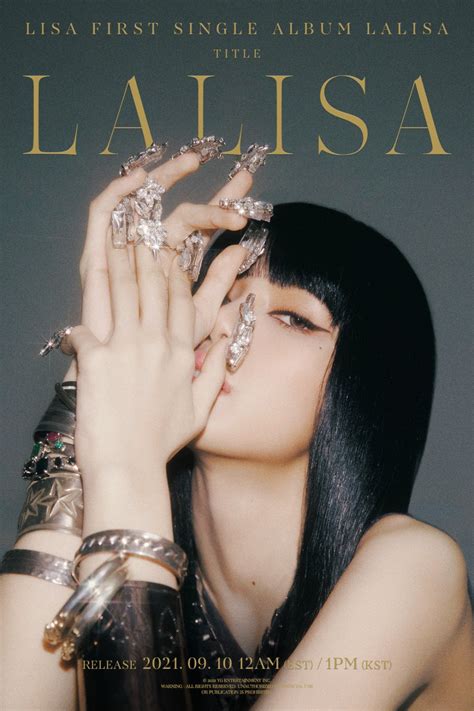 Blackpink S Lisa Drops Breathtaking Title Poster For First Single Album Sexiz Pix