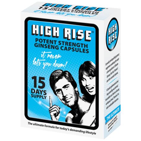 High Rise Potent Strength Ginseng Capsules 15 Days Supply Clicks