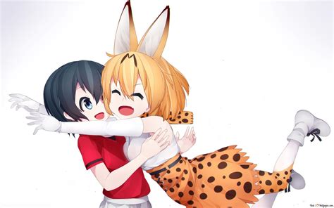 Kemono Friends Kaban And Serval Hd Wallpaper Download