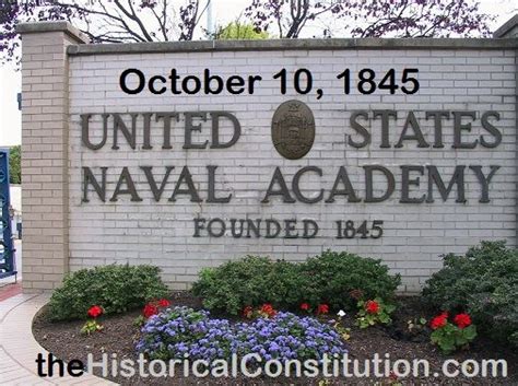 October 10 1845 The United States Naval Academy Is Founded In