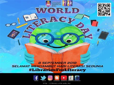 World Literacy Day Selamat Hari Literasi Sedunia Perpustakaan Uitm