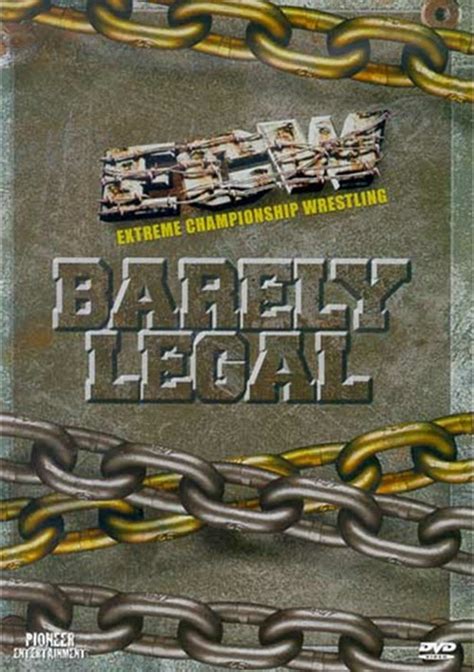 Ecw Barely Legal Dvd 2000 Dvd Empire