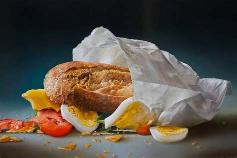 Hyperrealistic Oil Paintings Of Delicious Food By Tjalf Sparnaay Art