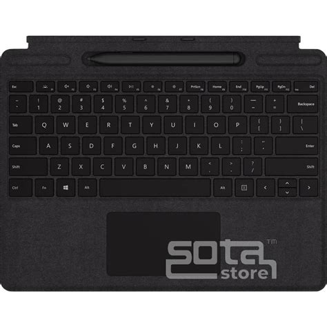 Чехол клавиатура Microsoft Surface Pro X Keyboard Black Qjw 00001