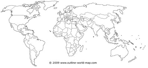World Map Political Blank Afp Cv