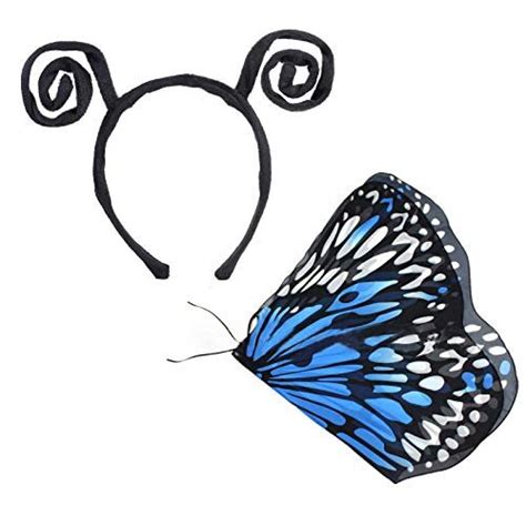 Kids Fairy Butterfly Wings Cape Fancy Dress Up Butterfly Shawl Wings