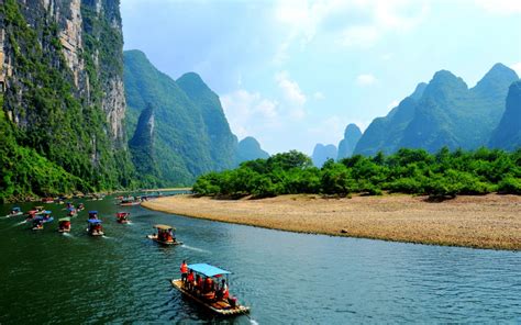 Hintergrundbilder 1920x1200 Px China Landschaft Li Fluss Natur