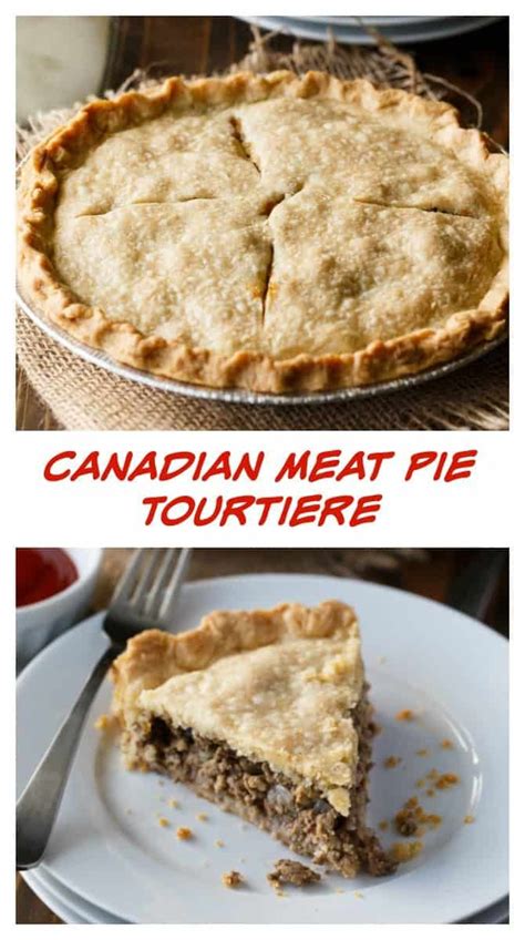 Tourtiere Meat Pie French Canadian Meat Pie Recipe Recipe Meat