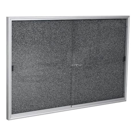 All Indoor Enclosed Bulletin Board W Sliding Glass Doors By Best Rite Options Bulletin Boards