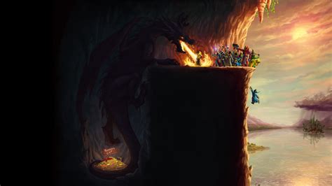 Wallpaper Mage Video Games Wings Dragons Fire Tail Artwork Magicka