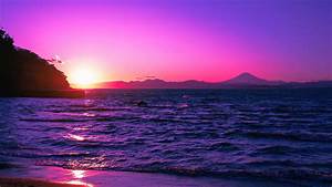 Beautiful, Evening, Purple, Sunset, 4k, Hd, Nature, 4k