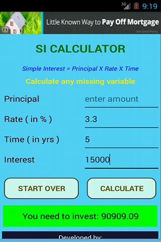 Simple Interest Calculator - Android Apps on Google Play