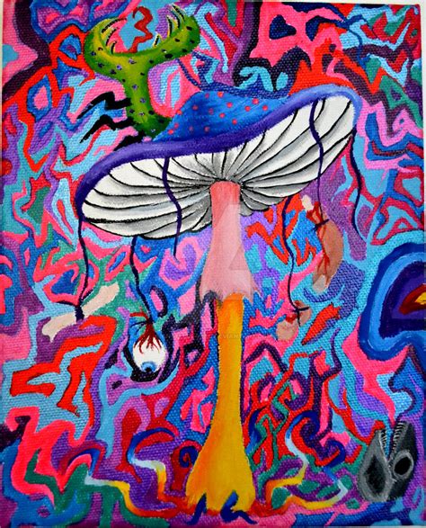 Psychedelic Mushroom By Angelish Vero On Deviantart
