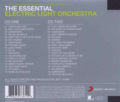 Electric Light Orchestra The Essential 2 Cds Jpc