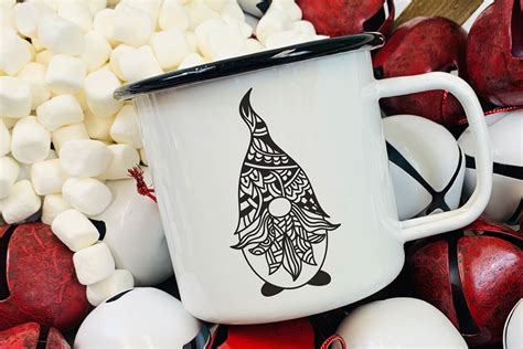Download Gnome Mandala - Zentangle Gnome SVG (985395) | Cut Files | Design Bundles