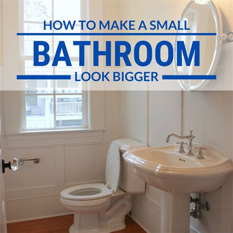 How To Make A Small Bathroom Look Bigger Before And After Best Home Design Ideas