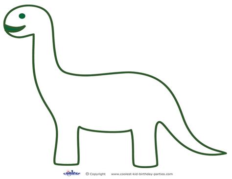 See more ideas about dinosaur outline, dinosaur, dinosaur template. Printable Brontosaurus Decoration | Dinosaur template ...