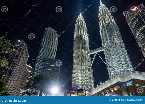 Kuala Lumpur Malaysia 22 February 2023 Petronas Twin Towers