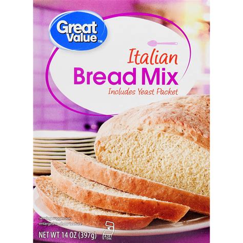 Great Value Bread Mix Italian 14 Oz