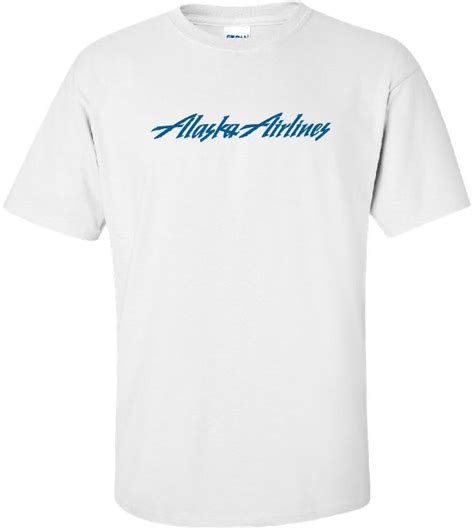 Alaska Airlines Retro Logo Us Airline T Shirt Ebay