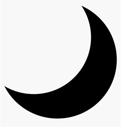 Emojione Bw 1f319 Black Moon Symbol Copy And Paste Hd