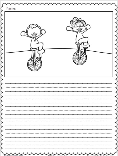 Free Picture Writing Prompt Unicycle Made By Teachers Picture
