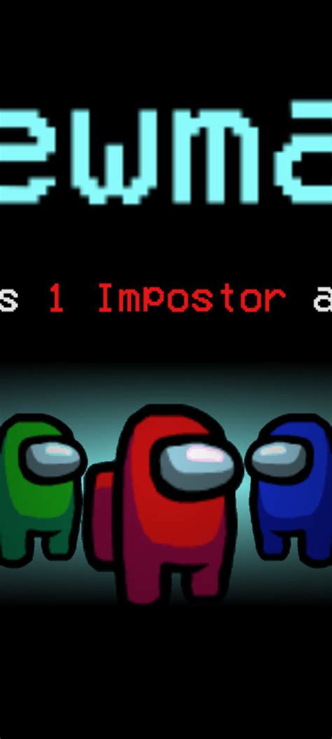 1080x2400 There Is 1 Imposter Crewmate Among Us 1080x2400 Resolution
