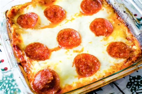 Easy Pepperoni Pizza Lasagna Recipe