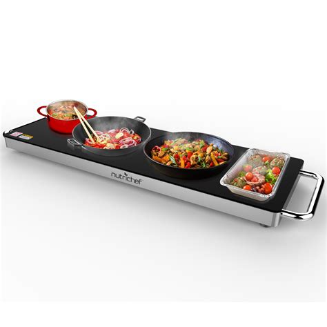 Buy Chef Portable Electric Food Hot Plate Stainless Steel Warming Tray