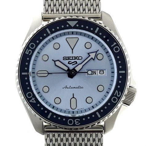 srpe77k1 seiko 5 sports automatic gents watches rolex watches stainless steel bracelet