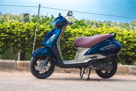 You can have a walk around of this scooter. TVS Jupiter Grande Review: Old Wine in a New Blue Bottle ...
