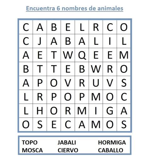 Juegos De Sopa De Letras En Español Gratis Para Jugar Tengo Un Juego