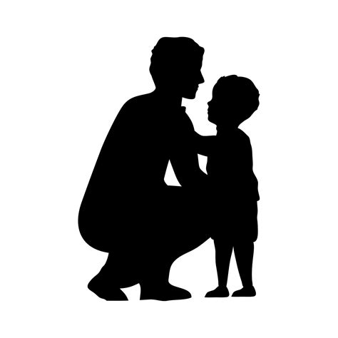 Father Hugging Son 12487126 Vector Art At Vecteezy