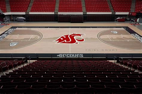 WSU Unveils New Basketball Court Design In Beasley Coliseum
