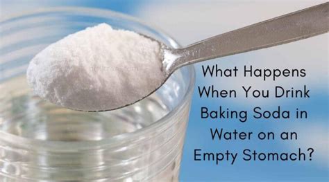 10 Benefits Drinking Baking Soda With Water On Empty Stomach